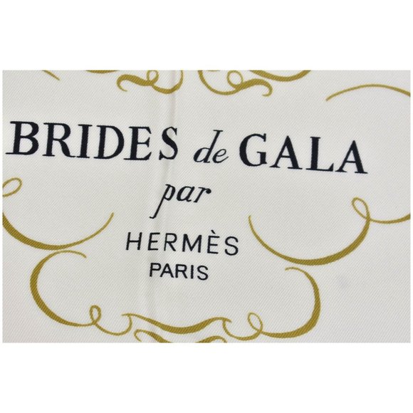 HERMES Multicolor Bride De Gala Carre 35”x35”/90 Silk 100% Scarf  #1341 - Picture 7 of 9